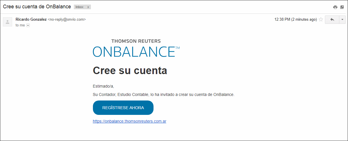  Mensaje de correo electrónico